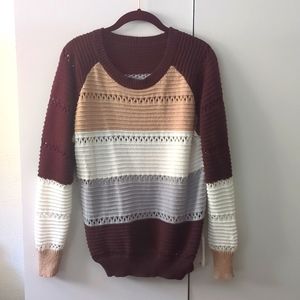 Large cozy knit sweater